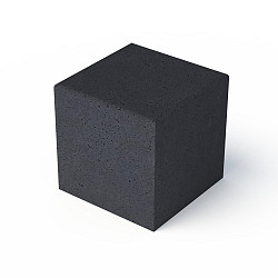 Schellevis Poef Kubus 50x50x50 Carbon