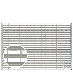 ACO Voetveegbak los Schraaprooster 40x60cm